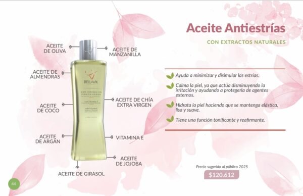 Aceite Antiestrias Bellavik - Imagen 2